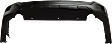 Rear Primed Bumper Cover, Without Object Sensor Hole