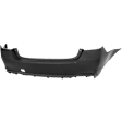 Rear Primed Bumper Cover, without Mounting Bracket, For Models without Object Sensor Holes, CAPA CERTIFIED