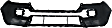 2017 Toyota Tacoma - Front Textured Bumper Cover, CAPA Certified