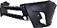 2017 Toyota Highlander - Front, Upper Primed Bumper Cover, CAPA Certified