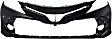 Front Primed Bumper Cover, with Parking Aid Sensor Holes, CAPA Certified