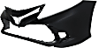 2018-2020 Toyota Camry - Front Primed Bumper Cover, without Parking Aid Sensor Holes, CAPA Certified