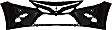 Front Primed Bumper Cover, with Parking Aid Sensor Holes, For Models without TRD Package, with Front View Camera, XSE Model