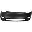 2023 Tesla Model Y - Front Primed Bumper Cover, For Models With Parking Aid Sensor