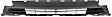 2016 Toyota RAV4 LE - Front, Lower Bumper Grille, Textured Black, CAPA Certified