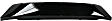 Front, Upper Bumper Grille, Black