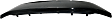 Front, Upper Bumper Grille, Black