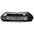 Front Bumper Grille, Black