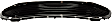 Front Bumper Grille, Black CAPA Certified