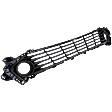 Front, Lower Bumper Grille, Black
