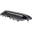 Front Bumper Grille, Textured Black, XLE Model