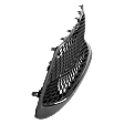 Front Bumper Grille, Textured Black