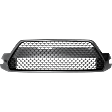 Sedan Front Bumper Grille, Textured Dark Gray