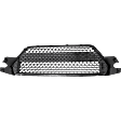 Sedan Front Bumper Grille, Textured Dark Gray