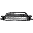 Sedan Front Bumper Grille, Textured Dark Gray CAPA Certified
