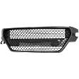 Sedan Center Bumper Grille, Textured