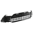 Front Bumper Grille, Gloss Black