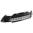 Front Bumper Grille, Gloss Black CAPA Certified