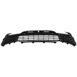 Front Bumper Grille, Dark Gray, For Models with Front View Camera