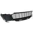 Front Bumper Grille, Dark Gray, For Models without Front View Camera