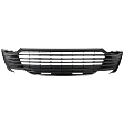 Front Bumper Grille, Dark Gray, For Models without Front View Camera, CAPA Certified