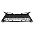 Front Bumper Grille, Painted Silver Black, For Models without TRD Package And Parking Sensors, XSE Model