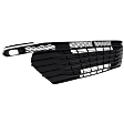 Lower Bumper Grille, Textured Dark Gray