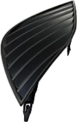 Front, Passenger Side, Outer Bumper Grille, Textured Black