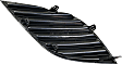 Front, Passenger Side, Outer Bumper Grille, Textured Black
