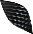 Front, Driver Side, Outer Bumper Grille, Textured Black
