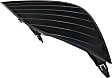 Front, Driver Side, Outer Bumper Grille, Textured Black