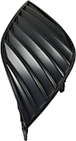 Front, Driver Side, Outer Bumper Grille, Textured Black