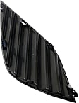 Front, Driver Side, Outer Bumper Grille, Textured Black