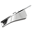 Front, Driver Side Bumper Trim, Silver
