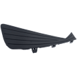 Front, Passenger Side Bumper Trim, Textured Black