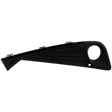 Front, Passenger Side Bumper Trim, Textured, Hole Cover, Limited Model