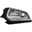 Grille, Chrome, 6 Cyl., 3.5L Engine