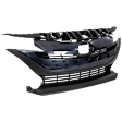 2017-2020 Toyota Prius Prime - Grille Assembly, Textured Dark Gray Shell and Insert