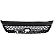 Grille, Painted Gray, For Models with Front Emblem, without Chrome Surround, Nightshade Edition and Trail Package, Billet Type Grille, CAPA Certified