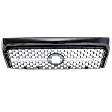 Grille, Painted Gray, with Black Frame, For Models with Front Emblem, without Chrome Surround, Standard Type