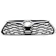 Grille Black Shell with Chrome Insert