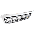 Grille, Paint to Match, with Chrome Molding, CAPA Certified