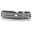 Grille, Paint to Match, with Bright Chrome Molding, CAPA Certified