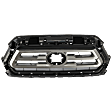 Grille, Textured Black, Limited Model, For Models with Front Emblem and without Nightshade Edition, CAPA Certified