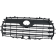 Grille, Textured Dark Gray, without Front View Camera, CAPA CERTIFIED
