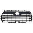 Grille, Textured Dark Gray, without Front View Camera, CAPA CERTIFIED