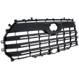 Grille, Textured Dark Gray, without Front View Camera, CAPA CERTIFIED