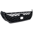Grille Textured Black Shell with Textured Gray Insert CAPA Certified