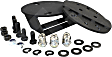 2000 Jeep Wrangler - Spare Tire Spacer - Black, Direct Fit