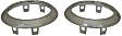 2010 Jeep Wrangler - Direct Fit Dash Accent, Set of 2